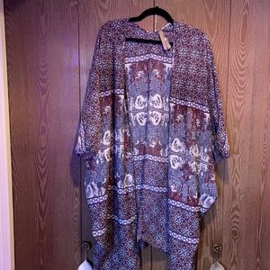 2x/3x designed poncho